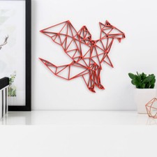 Kleinlaut 3D-Origami "Drache"