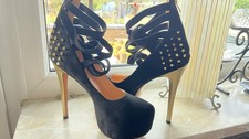 Onlymaker Plateau High Heels Schwarz Größe EU43