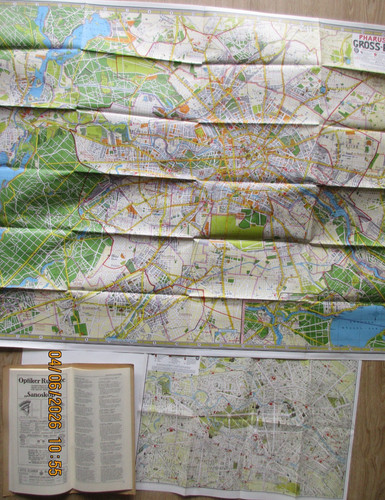 Pharus stadt plan - plan, gross