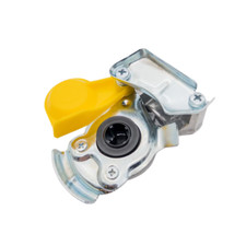 Kupplungskopf Automatisch gelb M16 mit Ventil für LKW Traktor Druckluft