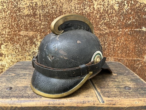 Lederhelm feuerwehr sachsen - lederhelm,