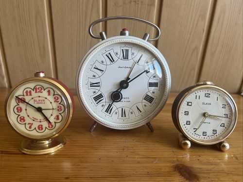 Vintage wecker slava - 3, –