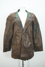Montes Stickerei Lederjacke