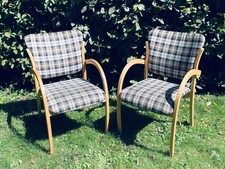 2 BRUNE Nordische Sessel /