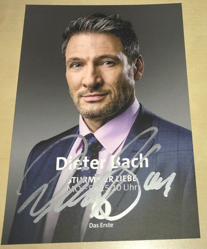 Dieter bach original signierte - dieter,