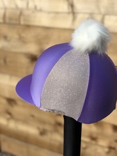 Reitmütze Abdeckung Seide