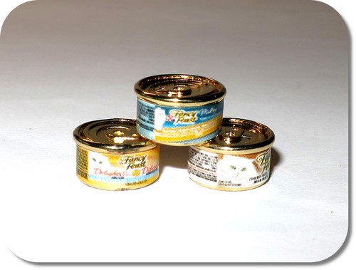 Miniatur katzenfutter dose - katzenfutter,