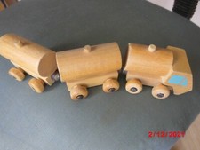 Spiel-Holz-Lastzug Tankzug kein Brio kein Eichhorn kein Heros