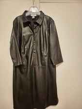 Lederkleid Größe 46