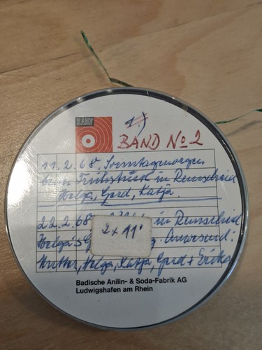 Tonband basf 1968 privat - 1968,