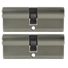 2x Profilzylinder 80mm 40/40