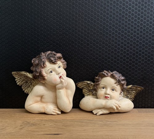 Paar wandengel barock - 1,