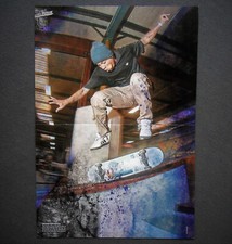 Poster - Skateboard - A3 Poster - Felipe Gustavo # Nollie Flip Crooks #