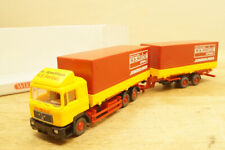 HO 1:87 Wiking Werbemodell MAN F 90 Wechselpritsche-Lastzug " H.E. Herbst "