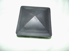 12x 100x100 mm Pyramidenkappe Pfostenkappe Lamellenstopfen Rohrkappe Zaunpfosten