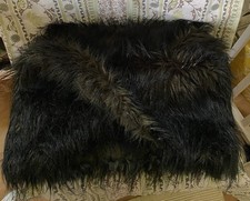 Rundholz black Label Loop Stola Kunstpelz vert melange OS neu!