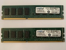crucial 16GB DDR3 RAM 2x8 GB PC3-12800 1600MHz UDIMM Arbeitsspeicher nur für AMD