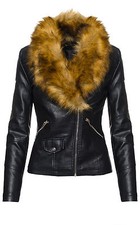 Elegante damen kunstleder