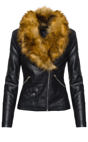 Elegante damen kunstleder