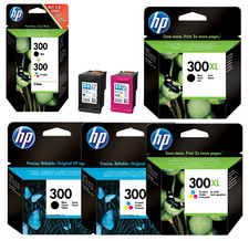 Original HP 300 300 XL Tinte Patronen Druckerpatronen DeskJet Envy Photosmart