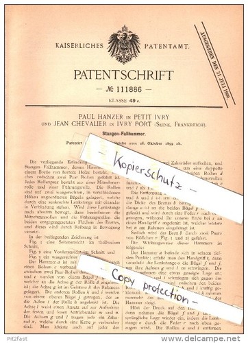 Original patent hanzer - p., à