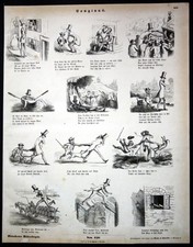 1880 Longinus Lothar Meggendorfer Münchener Bilderbogen Nr 458