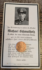 Sterbebild 2.WK  O. Gefreiter