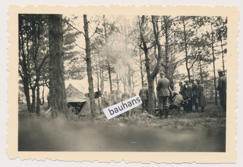Foto wehrmacht rast tarnzelt - foto,