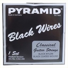 Pyramid Nylon Black Wires | schwarze Konzert-Gitarren-Saiten | C342 200 | NEU