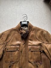 Schöne Belstaff GANGSTER Leder Jacke Cognac Braun Gr. L KP 1,500 EUR