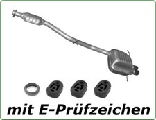 Auspuffanlage MERCEDES C-Klasse Coupe CL203 C180 200 230 Chrome Auspuff Set