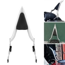 Chrom 16" Passagier Rückenlehne Sissy Bar Für Harley Touring Street Glide 09-25