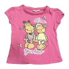 T-Shirt Gr. 116/122 Nici pink m. Elsa & Gustav Print & Schriftzug sehr gut