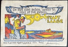 50 Pfennig  Laage  Reutergeld