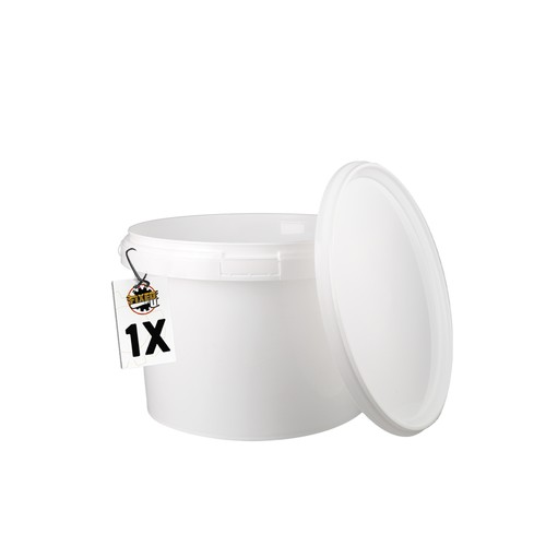 Eimer mit deckel rund - 3l,