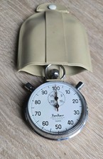 Stoppuhr Hanhart 70er  mit Schutzhülle 
