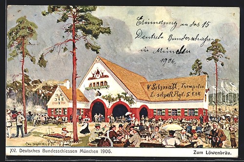 Künstler claus bergen - künstler-ak,