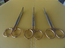 Chirurgische Schere gebogen  mit Widiaeinsatz    Convolut 3 Stück