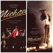 2x Michael Jackson Kinoplakat