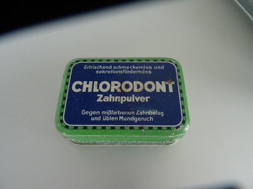 Alte blechdose chlorodont - alte,
