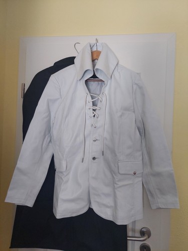 Vintage lederjacke weiß 70er - weiß,