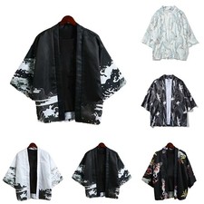Dragon Print Herren Kimono