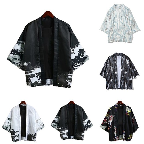 Dragon print herren kimono - dragon,