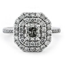 Ring Diamant 0,70 ct. Fancy Grey - GIA Zertifikat - 14K Weißgold ?