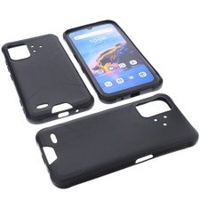 Hülle für UMIDIGI Bison PRO Tasche Schutz Handytasche TPU Gummi Case Schwarz