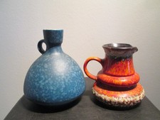 vintage   Pop Art    2 x Vase