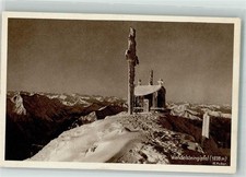 39976486 - Wendelstein Gipfelkreuz mit Kapelle Verlag Hans Huber Nr. 1002