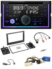 JVC Lenkrad USB 2DIN DAB Bluetooth CD Autoradio für Kia Sportage QL ab 2016 schw