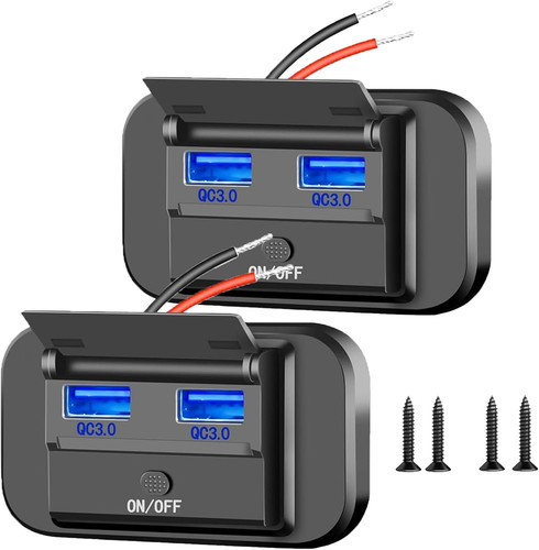 Usb steckdose 12v 2pcs - steckdose,