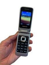 Zweithandy • gebraucht & geprüft • SIMFREI • Silber • Samsung Flip C3520 Groß